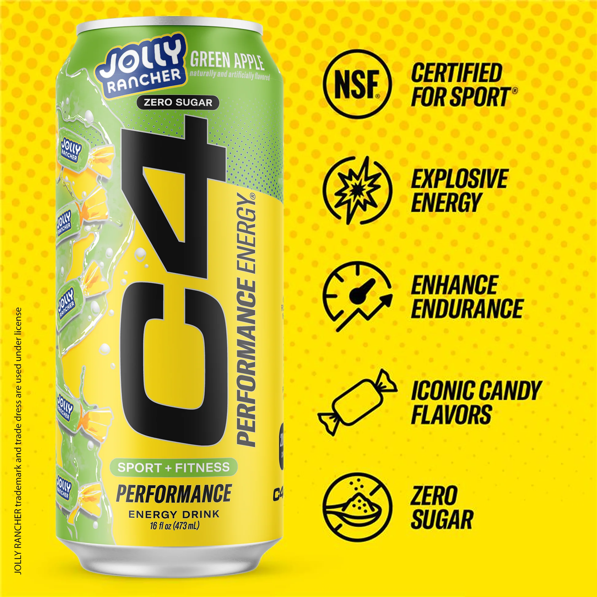 C4 Performance Energy® x JOLLY RANCHER™ Green Apple - Image 3