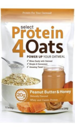 Select Protein 4 Oats Peanut Butter & Honey 12 servings