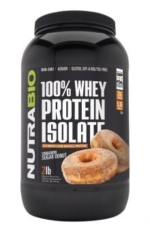 Nutrabio Whey Protein Isolate Cinnamon Sugar Donut 2lb