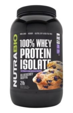 Nutrabio Whey Protein Isolate Blueberry Muffin 2lb