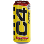 C4 Carbonated Energy Drink Midnight Cherry Can