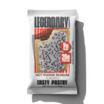 Tasty Pastry Cake Style Hot Fudge Sundae