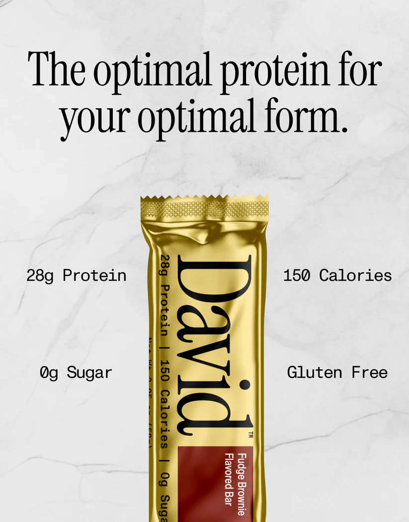 David Protein Bar Double Fudge Brownie - Image 5