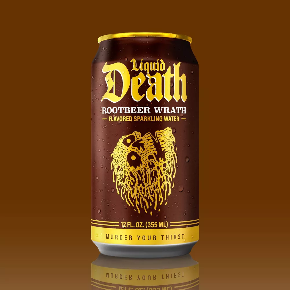Liquid Death Flavored Sparkling Water 12oz Root Beer Wrath | XN
