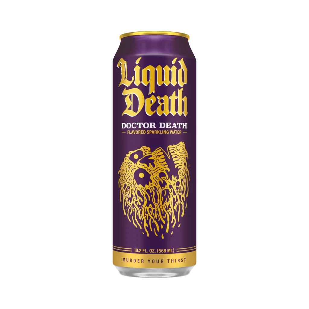 Liquid Death Sparkling Water 19.2oz Doctor Death | XN Supplements