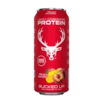 Bucked Up carbonated Protein Peach Mango