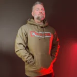 XNATIVE Unisex Heavyweight Hooded Sweatshirt Army XL